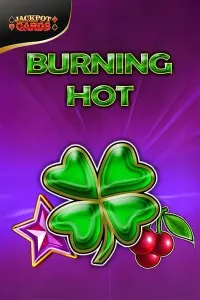 burning hot slot logo